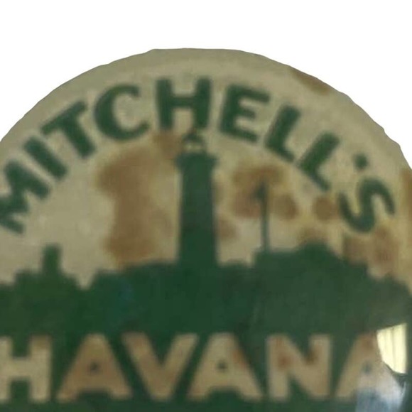 Vintage 1950's Mitchell's Havana Tour Union Made Political Pinback Button - Picture 2 of 3